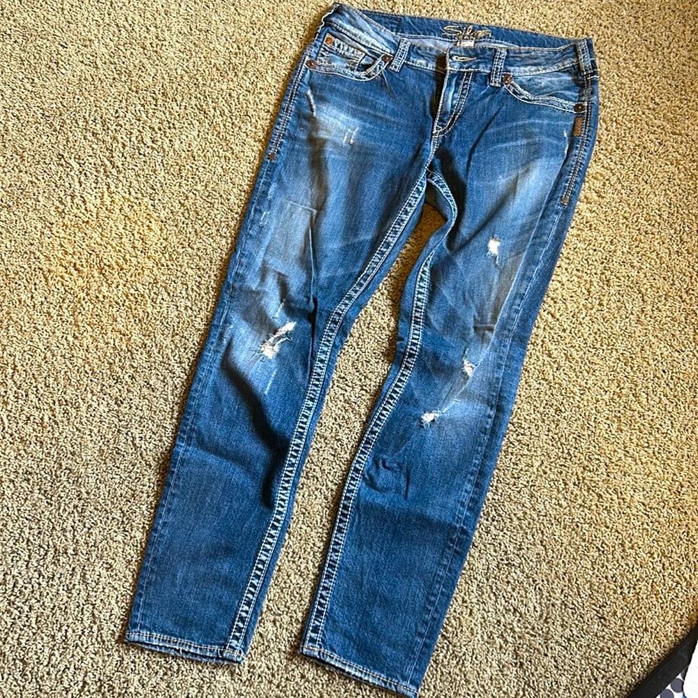 Silver jeans. Size 29 X 31
